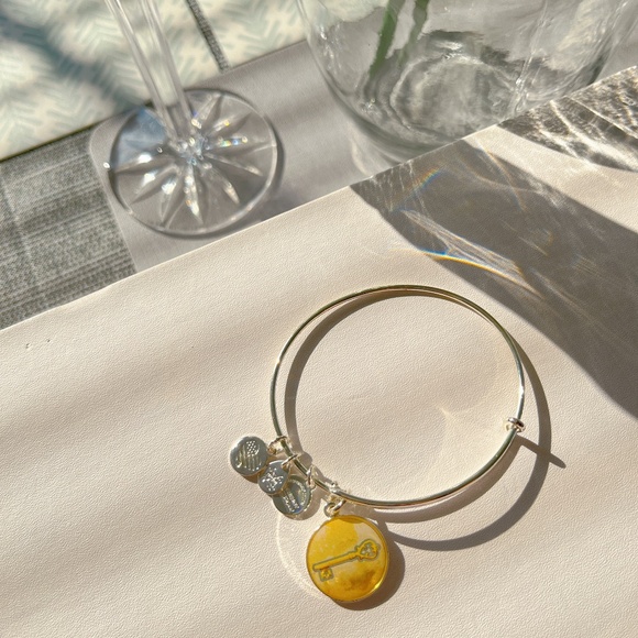 ALEX AND ANI SILVER KEY BRACELET - Picture 3 of 3